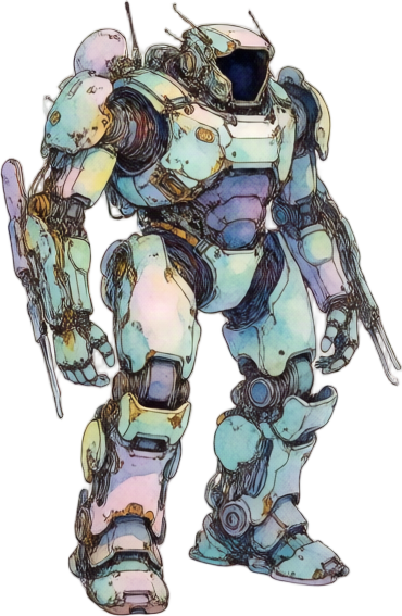 A cyborg dock loader