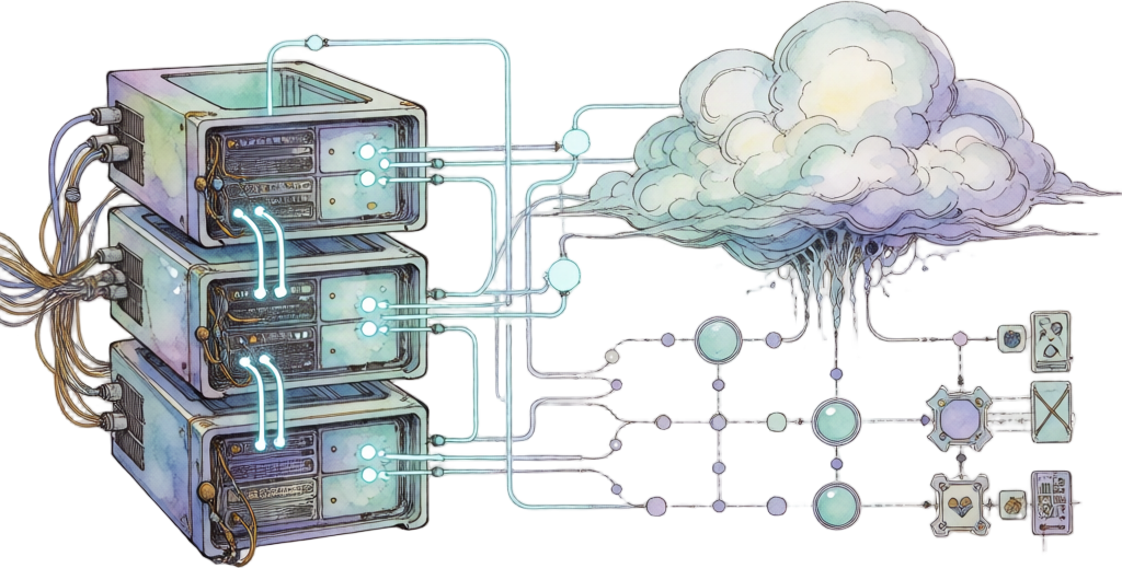 伺服器與雲端網路拓撲