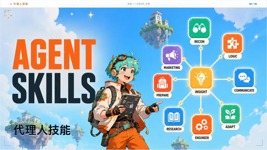 Title slide of Agent Skills