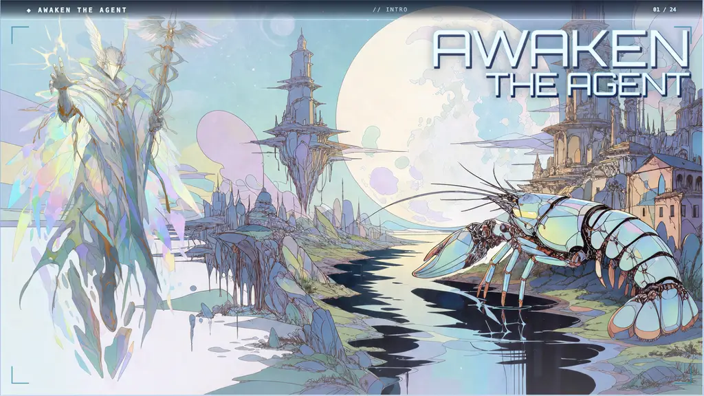 Title slide of Awaken the Agent
