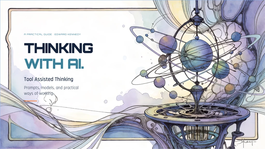 Title slide of Thinking with AI
